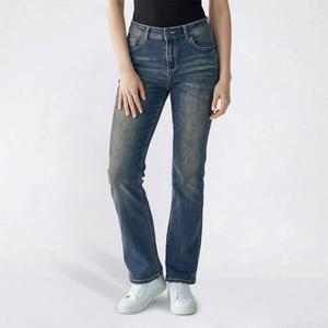 Juniors Gogo Jeans High Rise Rhinestone Pocket Straight Leg Jeans alternate view